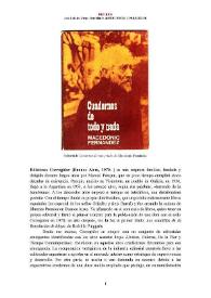 Ediciones Corregidor (Buenos Aires, 1970-   ) [Semblanza] / José Luis de Diego | Biblioteca Virtual Miguel de Cervantes