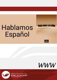 Hablamos español (1970) [Ficha de la serie de  TV] | Biblioteca Virtual Miguel de Cervantes