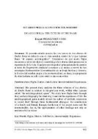Ricardo Piglia: la ficción del nombre / Raquel Fernández Cobo | Biblioteca Virtual Miguel de Cervantes