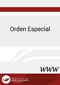 Orden Especial (1991) [Ficha de la serie de  TV] | Biblioteca Virtual Miguel de Cervantes