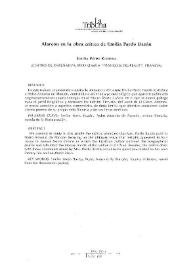 Alarcón en la obra crítica de Emilia Pardo Bazán / Emilia Pérez Romero | Biblioteca Virtual Miguel de Cervantes
