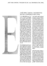 José Rubia Barcia: fragmentos de una conversación (1985) / José Manuel González Herrán | Biblioteca Virtual Miguel de Cervantes