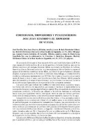 Cortesanos, trovadores y pendencieros: "Don Juan Tenorio" y "El trovador", de vuelta / Montserrat Ribao | Biblioteca Virtual Miguel de Cervantes