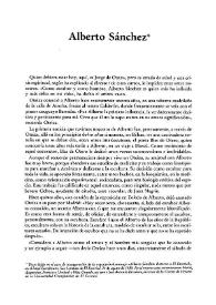 Alberto Sánchez / José Rodríguez Alfaro | Biblioteca Virtual Miguel de Cervantes