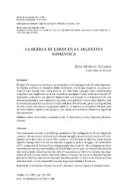 La huella de Larra en la Argentina romántica / Rosa Moreno Alcaraz | Biblioteca Virtual Miguel de Cervantes