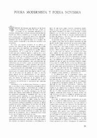 Poesía modernista y poesía novísima / José Manuel González Herrán | Biblioteca Virtual Miguel de Cervantes