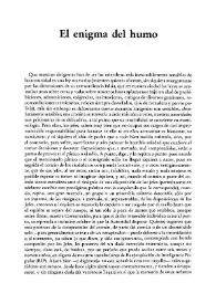 El enigma del humo / Félix Grande | Biblioteca Virtual Miguel de Cervantes