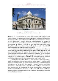 Ediciones del Archivo General de Ceuta (AGC) (Ceuta, 1988-  ) [Semblanza]  / Mohamed Abrighach  | Biblioteca Virtual Miguel de Cervantes