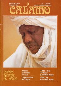 Cálamo : revista de cultura hispano-árabe. Núm. 7, octubre-noviembre-diciembre 1985 | Biblioteca Virtual Miguel de Cervantes