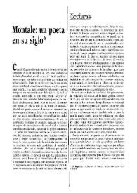 Montale: un poeta en su siglo / César Antonio Molina | Biblioteca Virtual Miguel de Cervantes