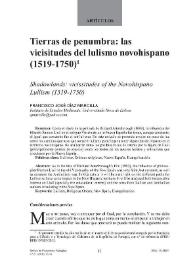Tierras de penumbra: las vicisitudes del lulismo novohispano (1519-1750) / Francisco José Díaz Marcilla | Biblioteca Virtual Miguel de Cervantes