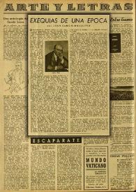 Exequias de una época / por Juan Ramón Masoliver | Biblioteca Virtual Miguel de Cervantes