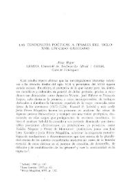 Las tendencias poéticas a finales del siglo XVII: un caso gaditano / Alain Bègue  | Biblioteca Virtual Miguel de Cervantes