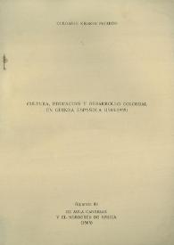 Cultura, educación y desarrollo colonial en Guinea española (1949-1959) / Olegario Negrín Fajardo | Biblioteca Virtual Miguel de Cervantes