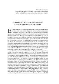 Cervantes y Avellaneda (1616-2016): presunciones y certidumbres / Alfonso Martín JIménez | Biblioteca Virtual Miguel de Cervantes