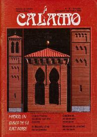 Cálamo : revista de cultura hispano-árabe. Núm. 10, julio-agosto-septiembre 1986 | Biblioteca Virtual Miguel de Cervantes