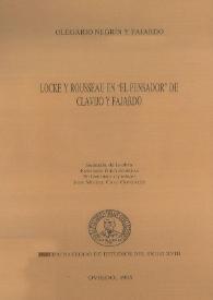 Locke y Rousseau en "El pensador" de Clavijo y Fajardo / por Olegario Negrín Fajardo | Biblioteca Virtual Miguel de Cervantes