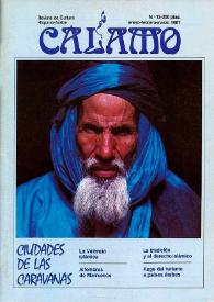 Cálamo : revista de cultura hispano-árabe. Núm. 12, enero-febrero-marzo 1987 | Biblioteca Virtual Miguel de Cervantes