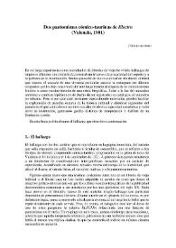 Dos pantomimas cómico-taurinas de "Electra" (Valencia, 1901) / Cecilio Alonso | Biblioteca Virtual Miguel de Cervantes