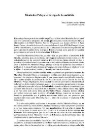 Menéndez Pelayo: el castigo de la ambición / Borja Rodríguez Gutiérrez | Biblioteca Virtual Miguel de Cervantes