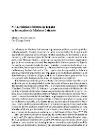 Mito, realidad e historia de España en los escritos de Modesto Lafuente / Mónica Fuertes Arboix | Biblioteca Virtual Miguel de Cervantes