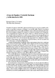 "Cosas de España": Frederick Hardman y la Revolución de 1854 / Salvador García Castañeda | Biblioteca Virtual Miguel de Cervantes