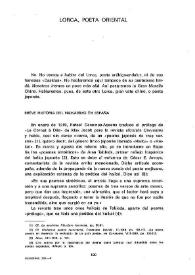 Lorca, poeta oriental / Yong-Tae Min | Biblioteca Virtual Miguel de Cervantes