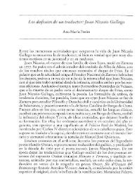 Los disfraces de un traductor: Juan Nicasio Gallego / Ana María Freire | Biblioteca Virtual Miguel de Cervantes