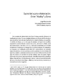Espiral del sujeto e historiación. Entre “Aballay” y "Zama" / Jorge Bracamonte | Biblioteca Virtual Miguel de Cervantes