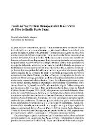 "Viento del norte": Elena Quiroga a la luz de "Los Pazos de Ulloa" de Emilia Pardo Bazán / María Luisa Sotelo Vázquez | Biblioteca Virtual Miguel de Cervantes