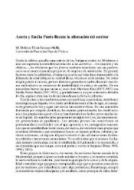 Azorín y Emilia Pardo Bazán: la afirmación del escritor / M. Dolores Thion Soriano-Mollá | Biblioteca Virtual Miguel de Cervantes
