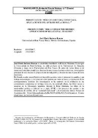 Presentación: "Por una historia conectada. Aplicaciones del análisis relacional" / José María Imízcoz Beunza | Biblioteca Virtual Miguel de Cervantes