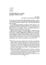 Los demonios de "Casandra" de Benito Pérez Galdós / Lieve Behiels | Biblioteca Virtual Miguel de Cervantes