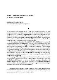 Mario Camus lee "Fortunata y Jacinta", de Benito Pérez Galdós / José Manuel González Herrán | Biblioteca Virtual Miguel de Cervantes