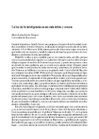 La luz de la inteligencia en un aula triste y oscura / María Luisa Sotelo Vázquez | Biblioteca Virtual Miguel de Cervantes
