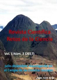 Revista Científica Retos de la Ciencia. Vol. 1, núm. 2 (2017) 	 | Biblioteca Virtual Miguel de Cervantes