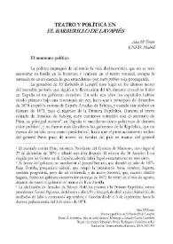 Teatro y política en "El Barberillo de Lavapiés" / Ana M.ª Freire | Biblioteca Virtual Miguel de Cervantes