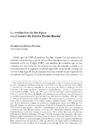La evolución de los tipos en el teatro de Emilia Pardo Bazán / Montserrat Ribao Pereira | Biblioteca Virtual Miguel de Cervantes
