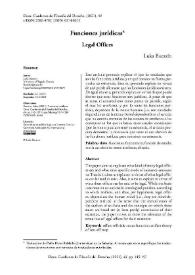 Funciones jurídicas / Luka Burazin | Biblioteca Virtual Miguel de Cervantes
