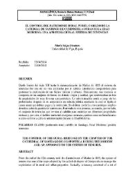 El control del patrimonio rural por el cabildo de la catedral de Santiago de Compostela durante la Edad Moderna: una aproximación al sistema de tenencias / María Seijas Montero | Biblioteca Virtual Miguel de Cervantes