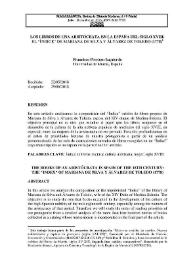 Los libros de una aristócrata en la España del siglo XVIII: el "Índice" de Mariana de Silva y Álvarez de Toledo (1778) / Francisco Precioso Izquierdo | Biblioteca Virtual Miguel de Cervantes