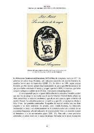 La Educación Sentimental [Colección, Editorial Anagrama] (Barcelona, 1977-1984) [Semblanza] / Pilar Godayol | Biblioteca Virtual Miguel de Cervantes