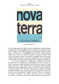Nova Terra [Editorial] (Barcelona, 1957-1978) [Semblanza] / Jordi Cornellà-Detrell | Biblioteca Virtual Miguel de Cervantes
