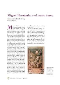 Miguel Hernández y el teatro áureo / Francisco Javier Díez de Revenga | Biblioteca Virtual Miguel de Cervantes