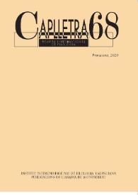 Caplletra: Revista Internacional de Filologia. Núm. 68, primavera de 2020 | Biblioteca Virtual Miguel de Cervantes
