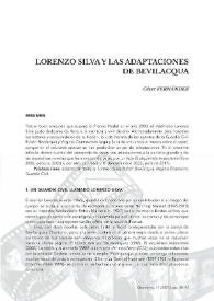 Lorenzo Silva y las adaptaciones de Bevilacqua / César Fernández | Biblioteca Virtual Miguel de Cervantes