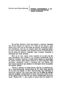 Miguel Hernández y la nueva versión de un tema clásico / Francisco Javier Díez de Revenga | Biblioteca Virtual Miguel de Cervantes