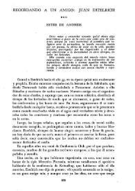 Recordando a un amigo: Juan Estelrich / por Ester de Andreis | Biblioteca Virtual Miguel de Cervantes