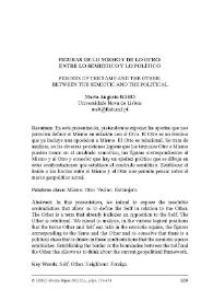 Figuras de lo Mismo y de lo Otro: entre lo semiótico y lo político / Maria Augusta Babo | Biblioteca Virtual Miguel de Cervantes