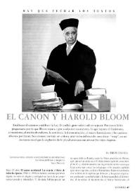 El canon y Harold Bloom / Iris M. Zavala | Biblioteca Virtual Miguel de Cervantes